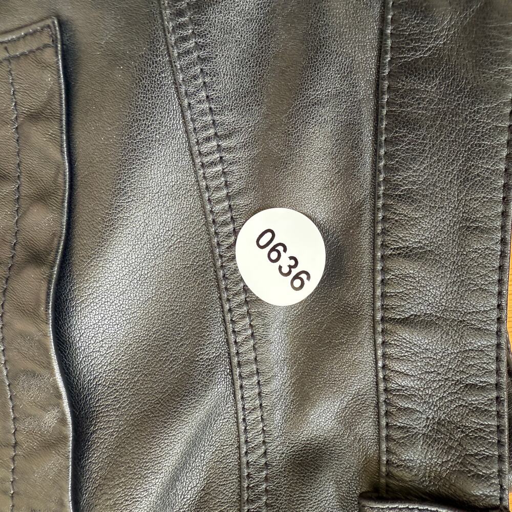 Veda Womens Leather Pants Black Size 8 - Picture 11 of 12